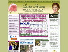 Tablet Screenshot of lauranorman.com